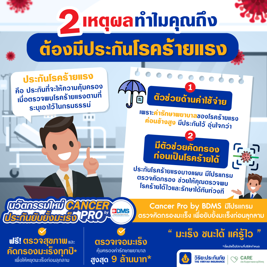 ทำไมต้องมีประกันโรคร้ายแรง