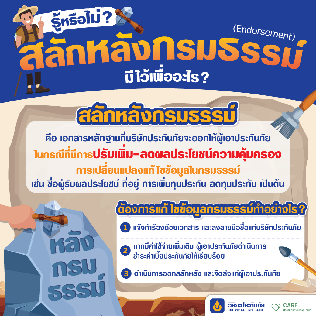 สลักหลังกรมธรรม์