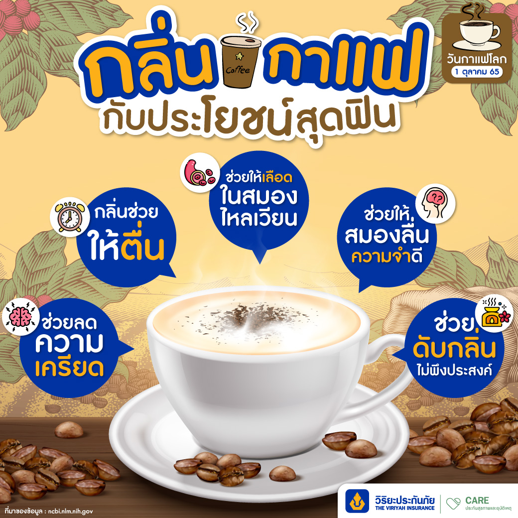 ประโยชน์ของกลิ่นกาแฟ
