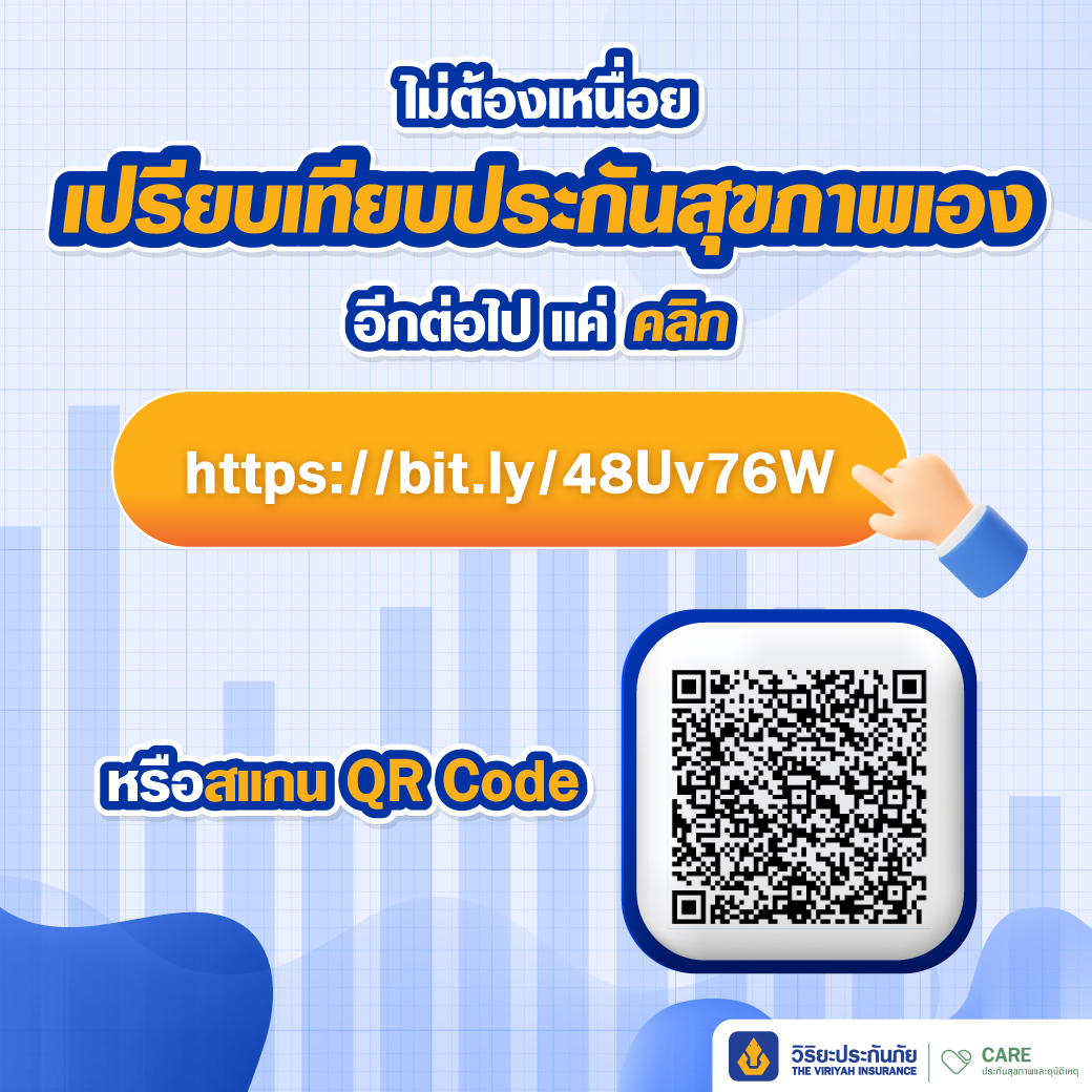ตารางเปรียบเทียบประกันสุขภาพวิริยะ