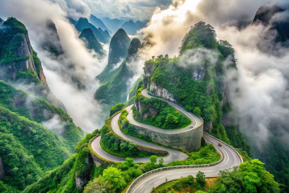 เขาเทียนเหมินซาน (Tianmen Mountain) ประกันเดินทางวิริยะ