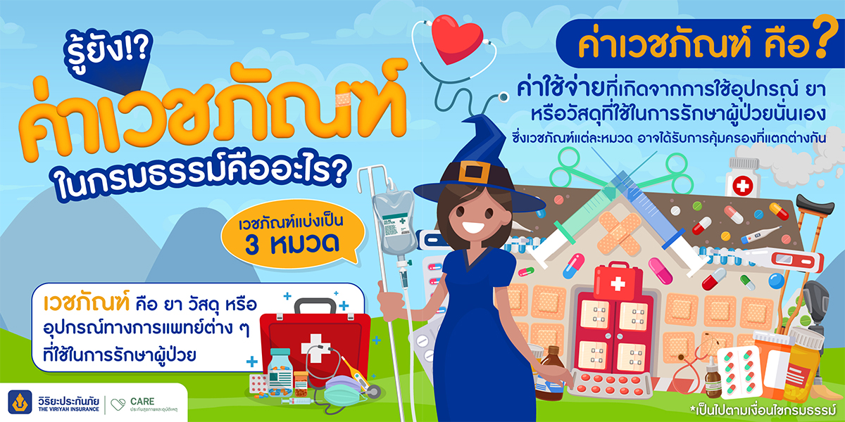 ค่าเวชภัณฑ์ในกรมธรรม์